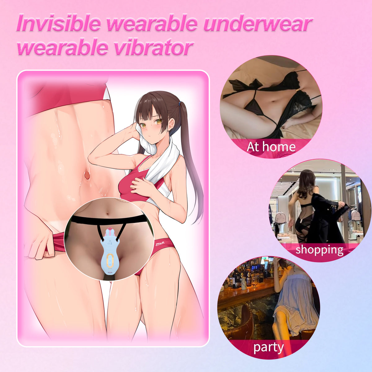 Rabbit Thrusting Wearable Panty Vibrator