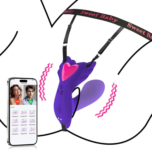 Heart-Shaped Wearable Panty Vibrator