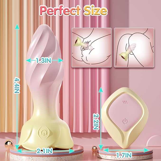Rose Swinging Butt Plug